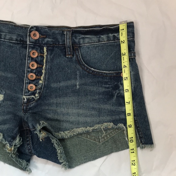 Free people cut off denim shorts size 24 - Picture 7 of 7